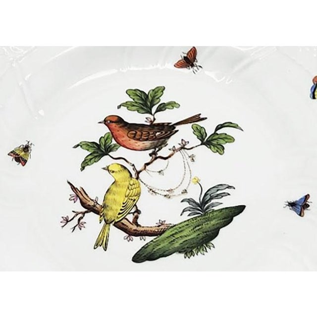 Traditional Herend Dinner Plate Rothschild Bird Birds & Insects For Sale - Image 3 of 5