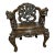 Late 19th Century Antique Hand Carved Chair For Sale