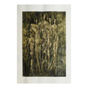 Irina Russkol Mixed Media With Oil Acrylic Paper #041814-15 Hand Signed