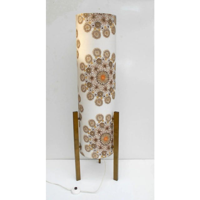 Italian Cardboard and Fabric Flower Floor Lamp by Bruno Munari, 1960s For Sale - Image 9 of 9