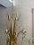 Hollywood Regency Gold Wheat Sheaf Chandelier For Sale - Image 4 of 9