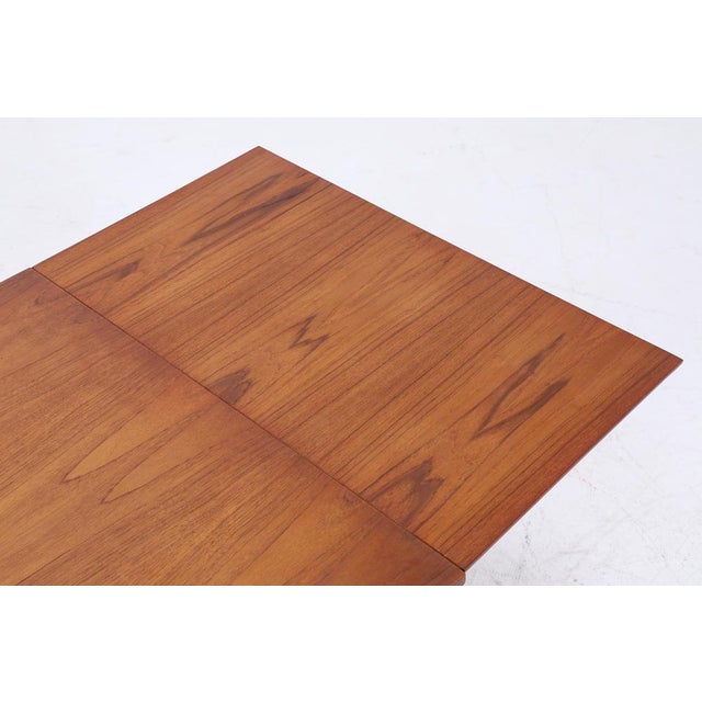 Wood Mid-Century Danish Extendable Kitchen Table in Teak, 1960s For Sale - Image 7 of 12