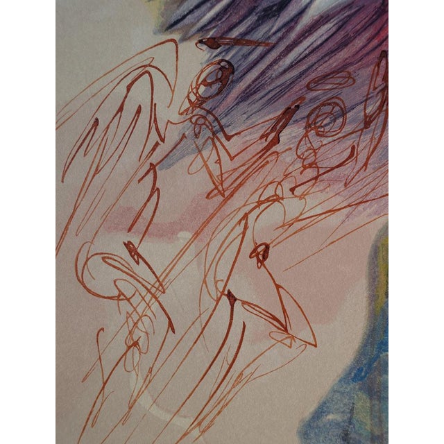 Salvador Dali, Le langage de l'oiseau, Etching For Sale - Image 4 of 7