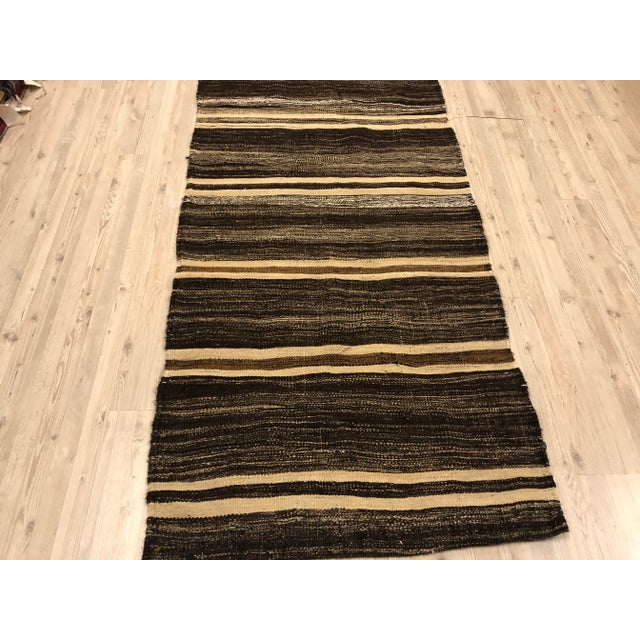 Textile Turkish Handmade Tribal Runner-2’8’x9’1" For Sale - Image 7 of 11