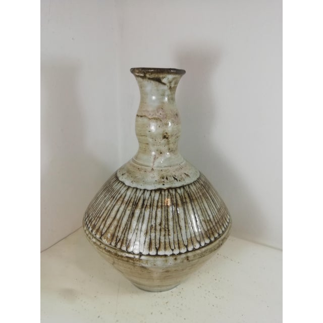 Mid-Century Modern Ceramic Vase by Jacques Pouchain for Atelier Dieulefit, France, 1960s For Sale - Image 3 of 8