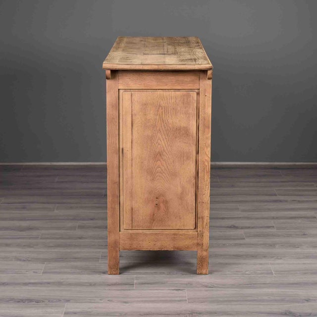 Tan Carved Oak French Art Deco Sideboard, Circa 1930s For Sale - Image 8 of 13