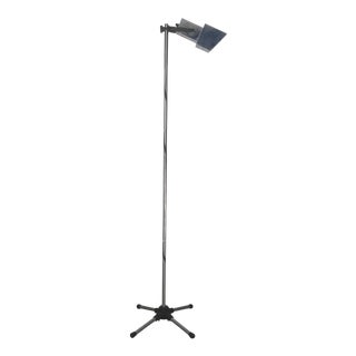 Mid-Century Chrome Adjustable Floor Lamp For Sale