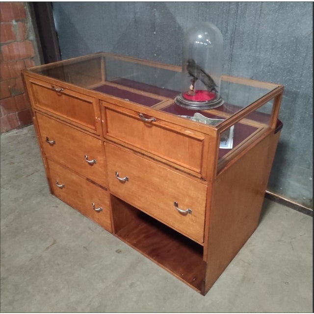Vintage Jewelry Display Cabinet For Sale - Image 6 of 11