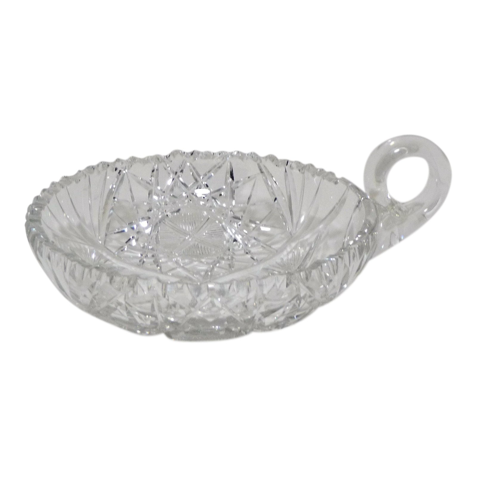 Late 19th Century Antique American Brilliant Cut Glass Lead Crystal