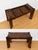 Italian Postmodern Burl Wood Backgammon Console Table, Made in Italy, c. 1975 Original “Made in Italy” label Style No....