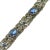 Vintage Art Deco Czech Sapphire Crystal Bracelet 1930s For Sale - Image 4 of 8
