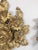 Carved and Gilded Wooden Ornaments with Floral Bouquets, Set of 2 For Sale - Image 9 of 11