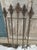 Victorian Late 19th Century Victorian Fleur-De-Lis or Starburst Topped Fence Posts - Set of 5 For Sale - Image 3 of 5