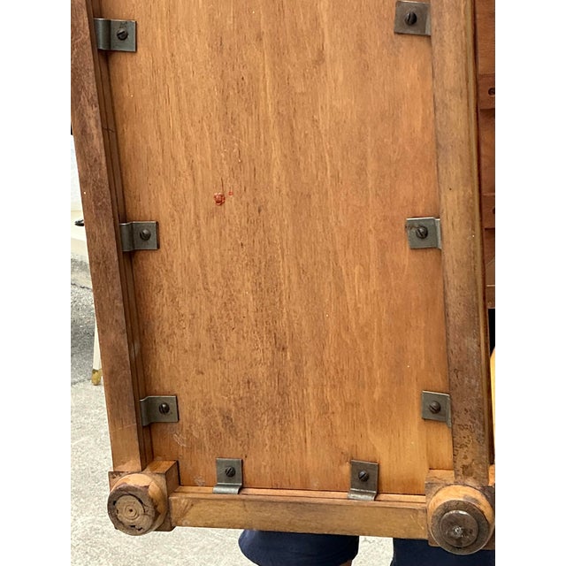 Vintage Inset Mirror Aide Tables - A Pair For Sale - Image 10 of 12