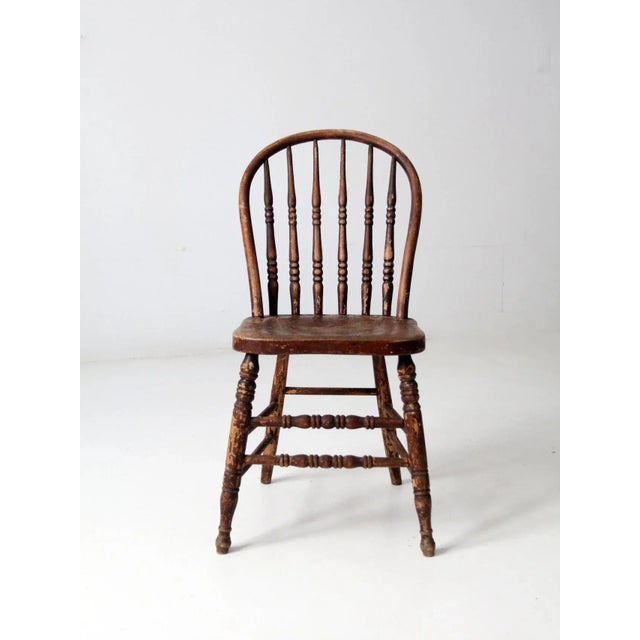 Antique Windsor Chair For Sale - Image 10 of 11