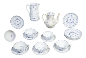 Tea Service from Villeroy & Boch, 1800, Set of 20