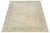 Modern Oushak Style Hand-Knotted Wool Rug in Slate Blue & Ivory Accent Tones For Sale - Image 9 of 12