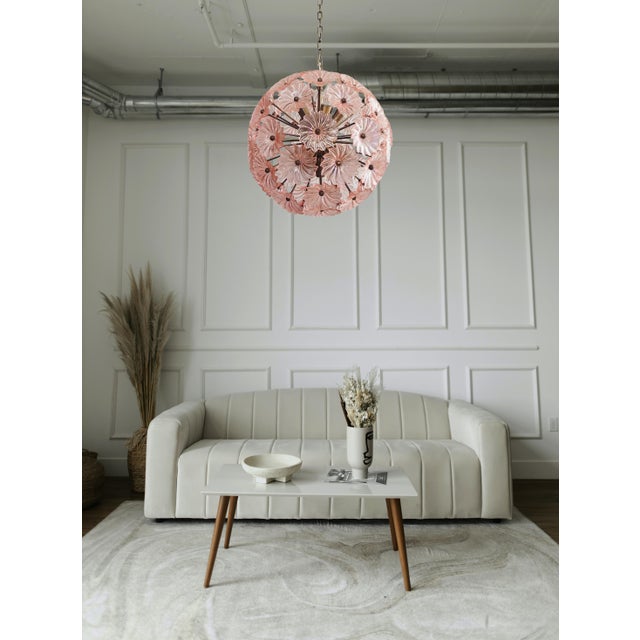 Vintage Italian Sputnik Crystal Chandelier, 1990 For Sale - Image 13 of 14
