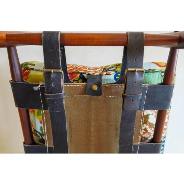 Arne Norell 1960s Ottoman in the Manner of Arne Norell For Sale - Image 4 of 8