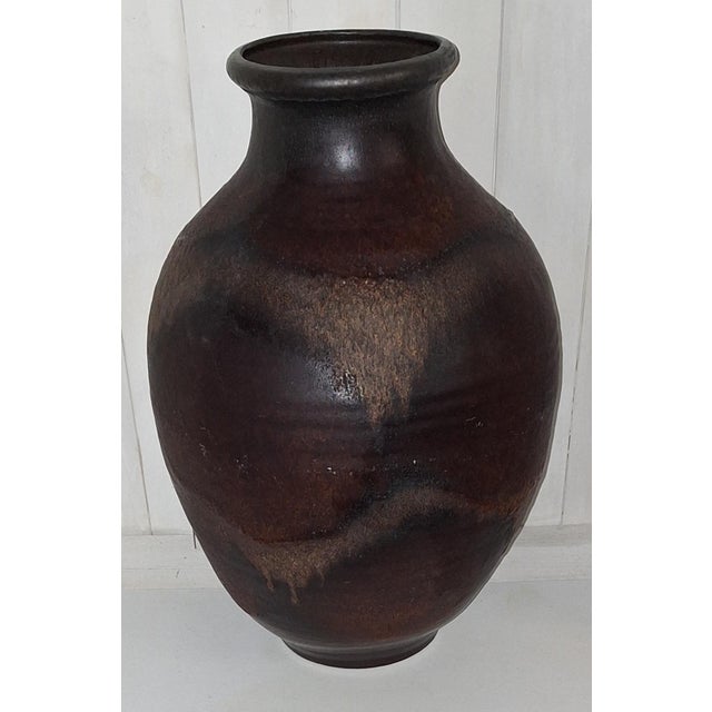 Large Vintage Ceramic Vase, 1970s For Sale - Image 3 of 6