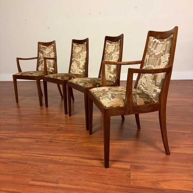 G-Plan Furniture G-Plan High Back Dining Chairs Set of 4 For Sale - Image 4 of 8
