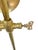 Vintage Brass Adjustable Library Floor Lamp With Marble Base For Sale - Image 6 of 12