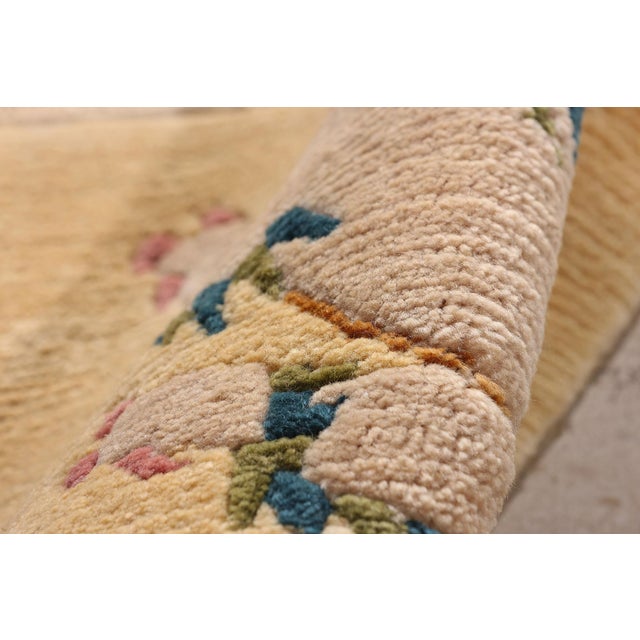 Vintage Tibetan Five Claw Dragon Rug, 01'06 X 01'08 For Sale In Dallas - Image 6 of 10