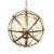 Farmhouse Meridian Iron Orb Strap Chandelier 22" For Sale - Image 3 of 5