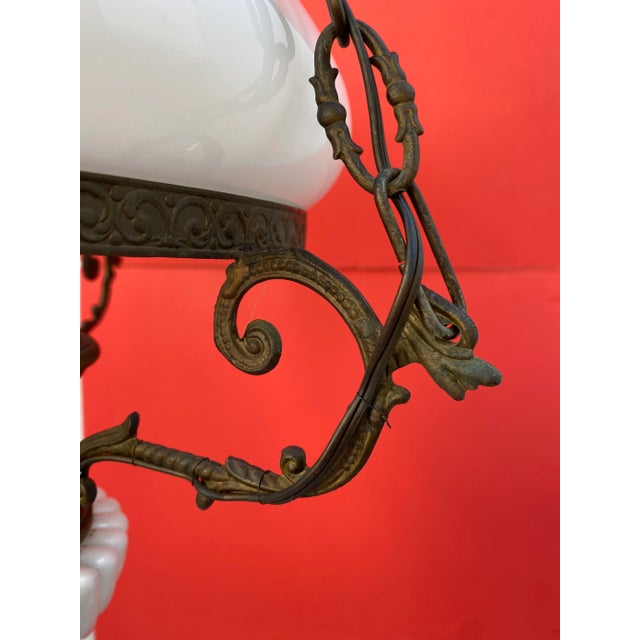 Rare Antique Chandelier From Calvados Normandie (France). For Sale - Image 11 of 13