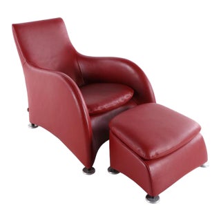 Montis Loge Easy Chair & Ottoman Set For Sale