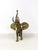 Late 20th Century Large Vintage Brass Elephant Sculpture MCM Decor Animal Figurine With Patina For Sale - Image 5 of 9