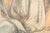 1970s Francisco Zuniga - Untitled (Three Seated Women) Signed Pastel Drawing on Paper For Sale - Image 5 of 8