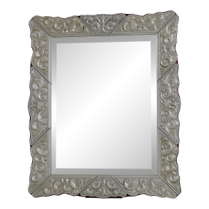 Midas Stunning Sterling Silver French Style Stand Up Dressing Mirror