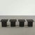 Late 20th Century Late 20th Century Italian Nesting Coffee Cocktail Table Set Black Lacquer For Sale - Image 5 of 18