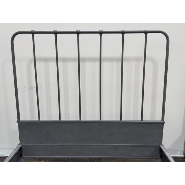 2010s Full Size Luay Al Rawi for Restoration Hardware Dutch Industrial Bed Frame For Sale - Image 5 of 12