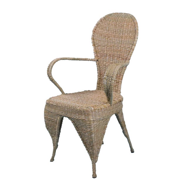 Balloon Back Arm Chair By Mario Lopez Torres For Sale - Image 9 of 9