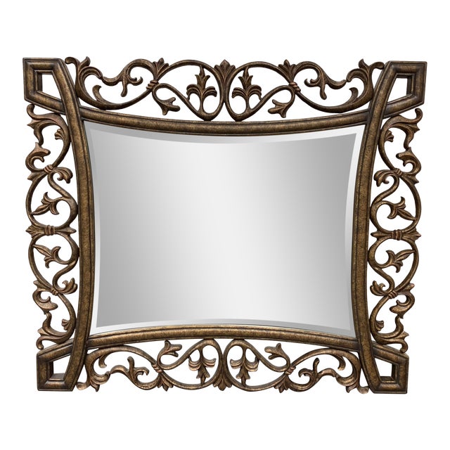 Tommy Bahama Metal Wood Wall Mirror Chairish