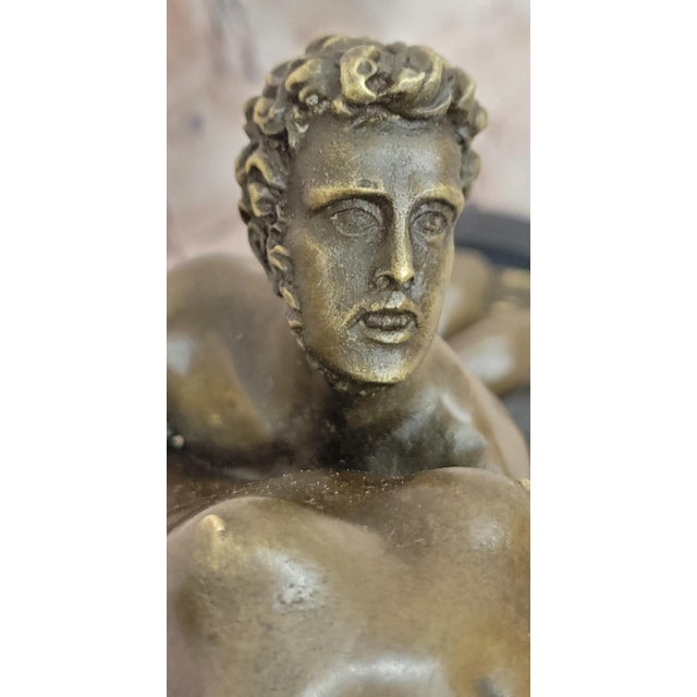 Metal Abduction of the Sabine Women by Giambologna Nude Bronze Sculpture Statue Greek Mythology For Sale - Image 7 of 10