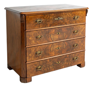 Antique Four-Drawer Chest, 19th Century