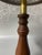 Retro Wood Grain Crystal Table Lamp For Sale - Image 9 of 12