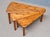 Swedish Modern Modular Fan-Shaped Coffee Table in Pine Wood, 1960s For Sale - Image 12 of 14