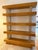 Modern Custom Built Bamboo Wood Book Shelf With Led Lighting For Sale - Image 3 of 14