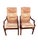 A handsome pair of Henredon Scene One armchairs showcasing the collection’s signature blend of campaign styling and...
