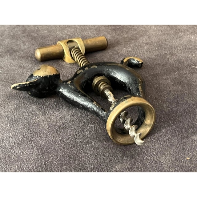 1950s Bronze Cat Felix Corkscrew attributed to Walter Bosse, Vienna, 1958 For Sale - Image 5 of 7