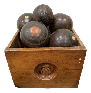 English Wooden Bowls, Set of 20
