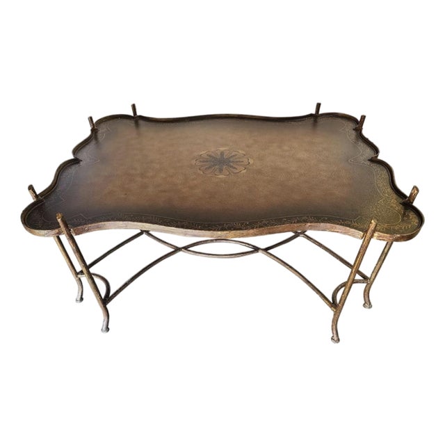 Vintage Coffee/Cocktail Table Maitland Smith Style For Sale