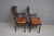 Black Pair of Nichols & Stone Style Cherry & Black Slat-Back Armchairs For Sale - Image 8 of 13