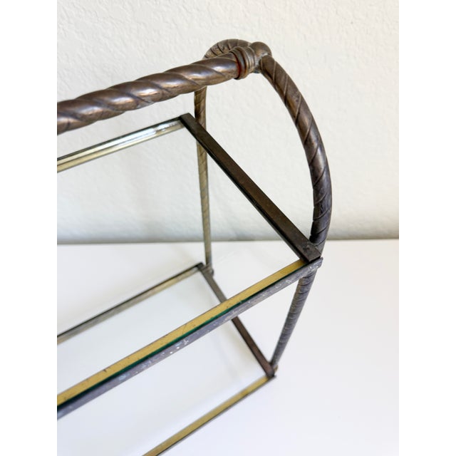 Vintage Brass Tabletop Etagere, 1960s For Sale - Image 11 of 13