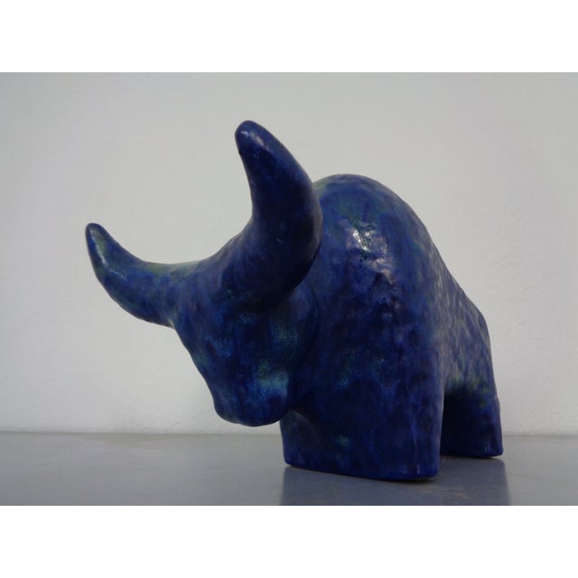 Large Studio Ceramic Bull from Otto Keramik, 1960s For Sale - Image 18 of 18