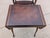 1950s Regency Leather Top Mahogany Side Table With Curule Legs - A Pair For Sale In Washington DC - Image 6 of 16